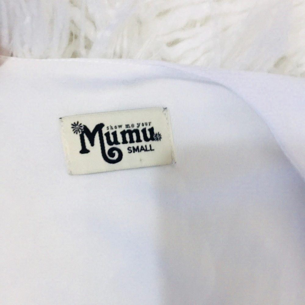Show Me Your Mumu White Lace Embroidered Top - Picture 6 of 7